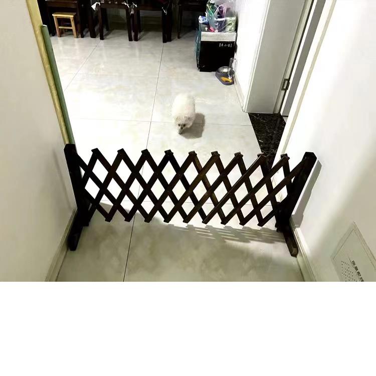 宠物围栏狗笼隔断拦狗栅栏阳台隔离门可伸缩栅栏门挡狗挡猫兔护栏