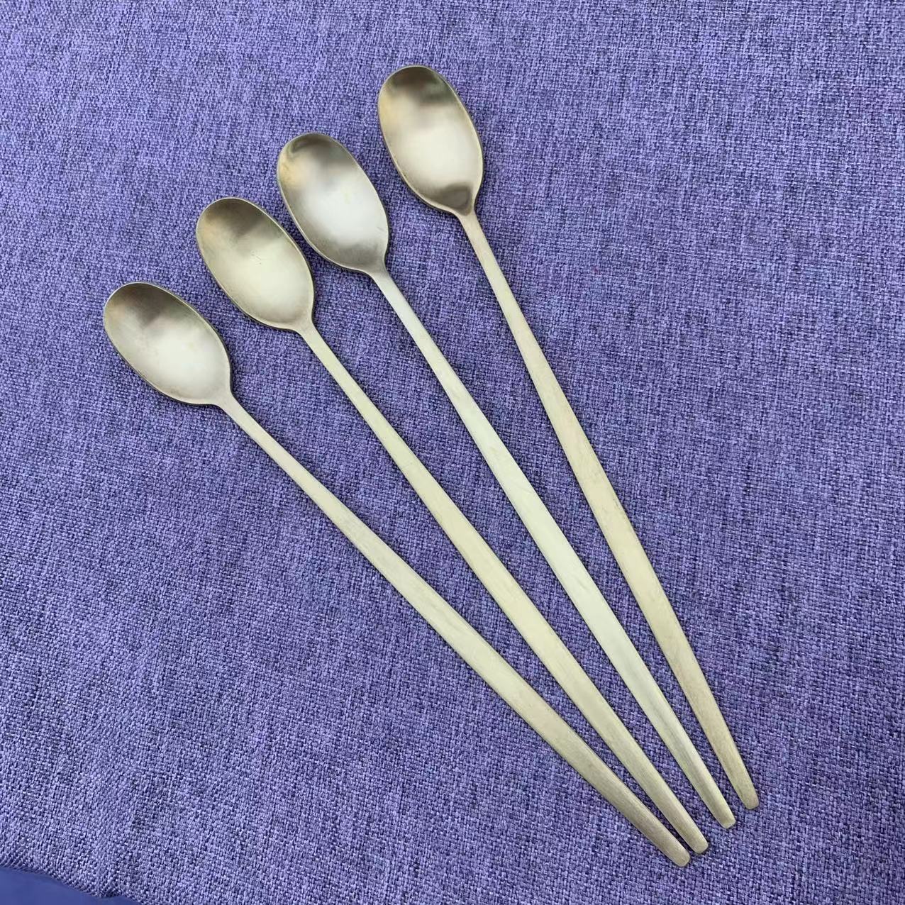 T019亗金色公主勺4支 永淳丨 豆芽 耳套厂家浮力