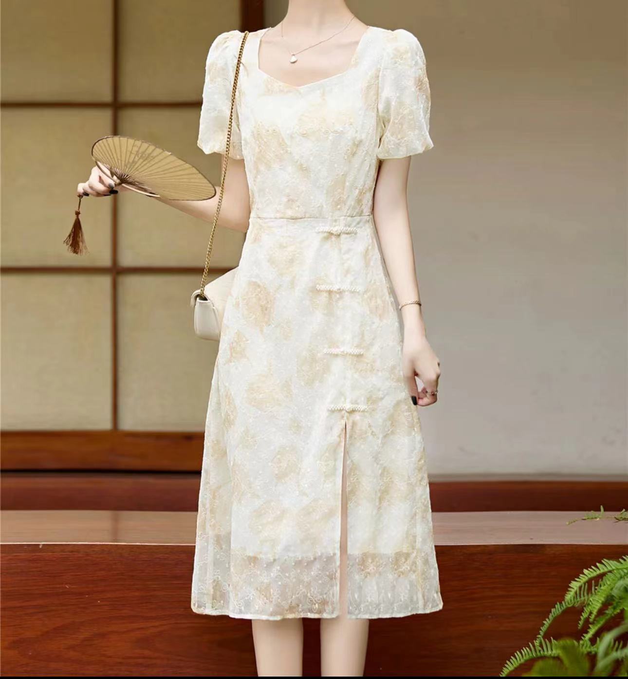 长裙连衣裙女碎花显瘦气质夏季