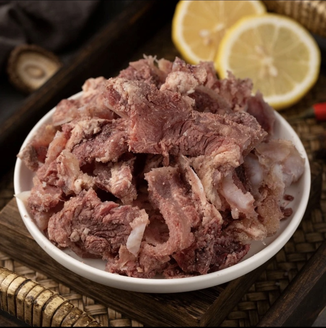 连云港发货新鲜剔骨牛骨肉品质速冻小碎肉 带筋原汁原味  3斤/5斤