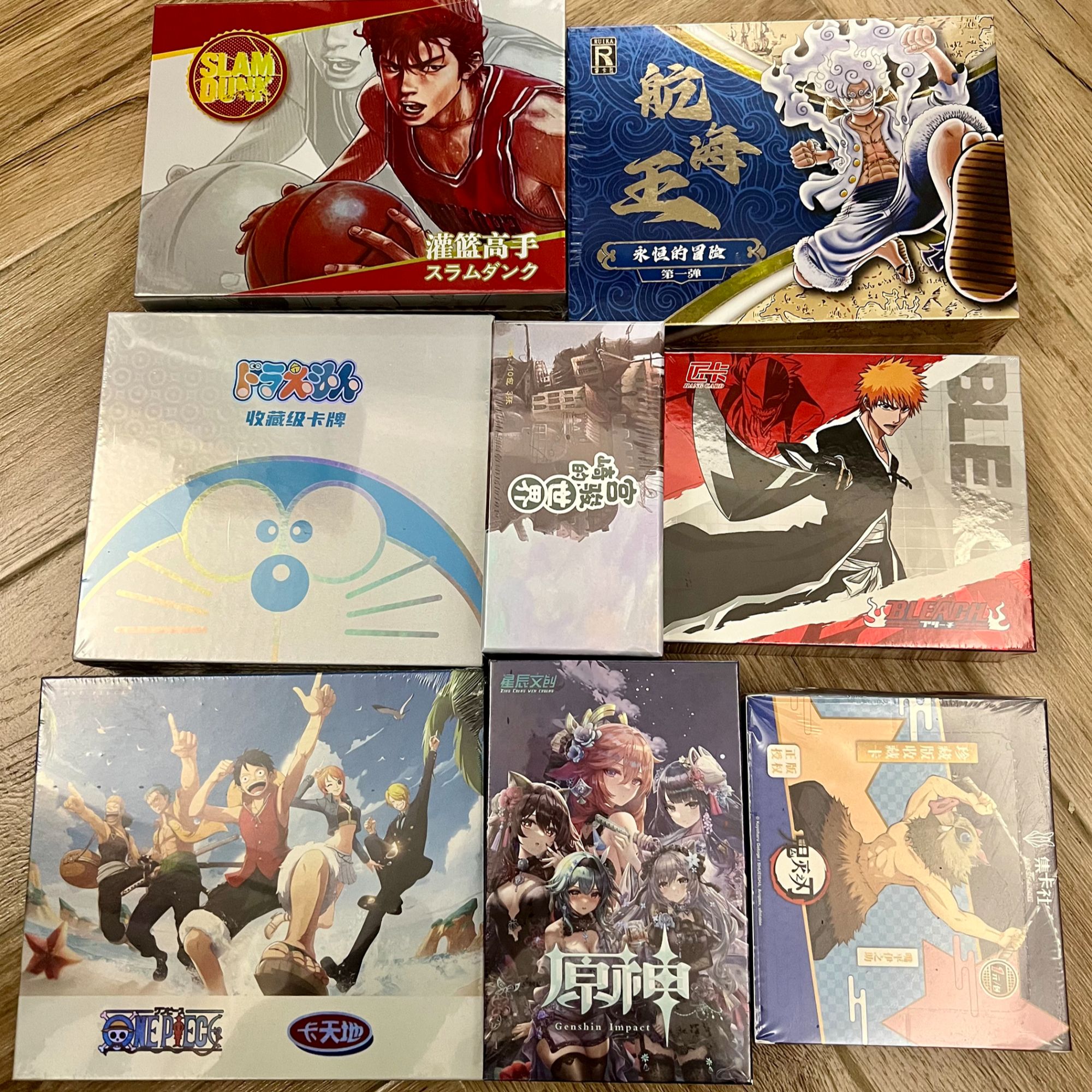 【拆盒】各种IP卡牌大合集，二次元动漫收藏卡牌盲盒【默认代拆】