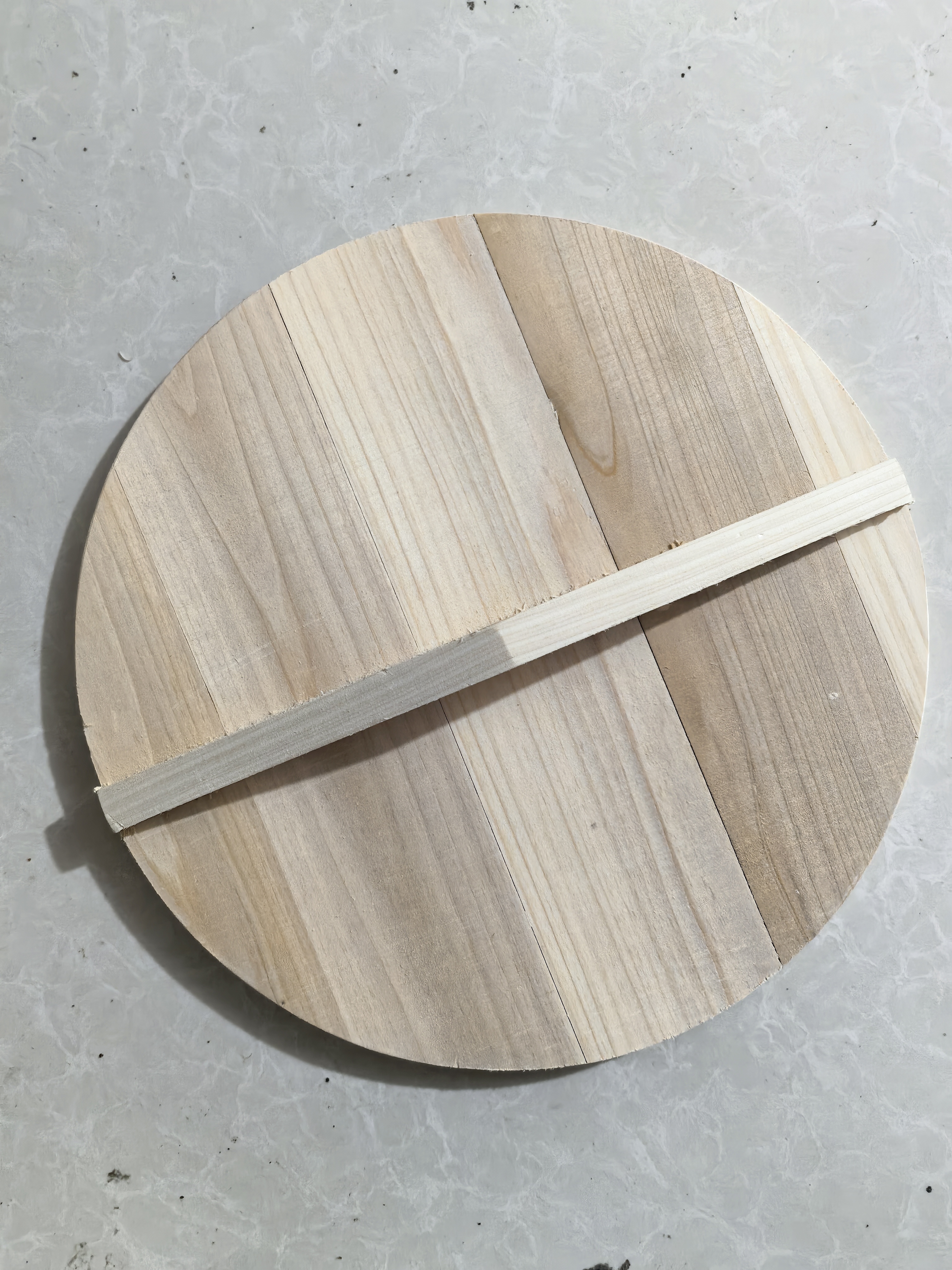 本地杉木实木圆形盖子纯杉木