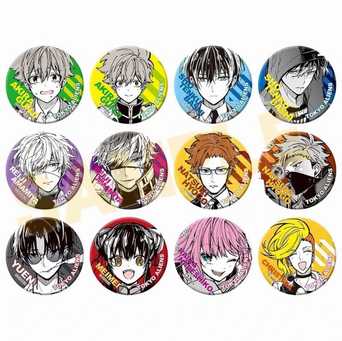 东京异星人 cafe原画吧唧2弹 徽章 盲盒代拆