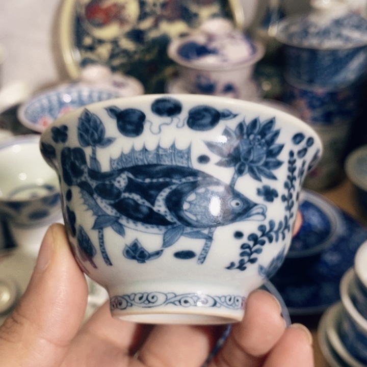 【闪购商品】景德镇陶瓷主人杯13456