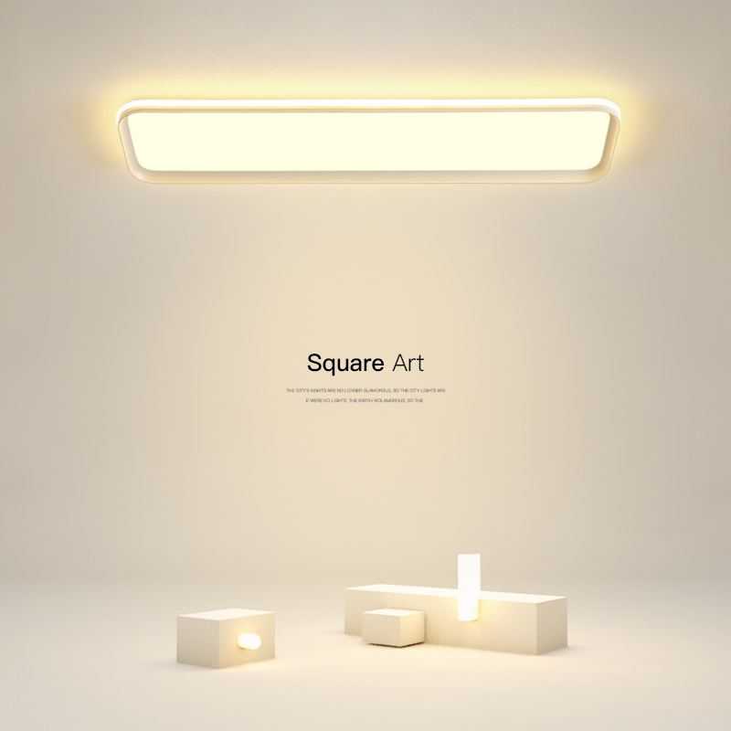 长条阳台灯led吸顶灯G现代简约北欧创意客厅灯过道走廊卧室灯灯具