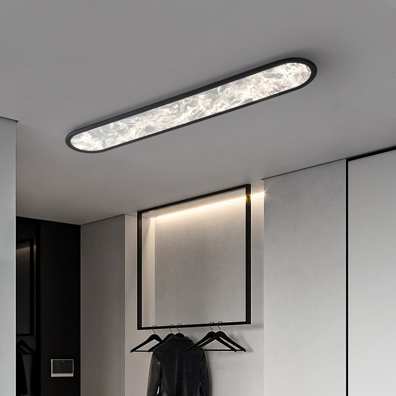 创意长条吸顶灯led现代简约长方形客厅灯主灯卧室灯过道阳台灯具