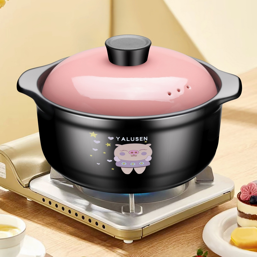 砂锅家用耐高温明火燃气煤气煲汤炖菜煲仔饭陶瓷炖锅宽口平口砂锅