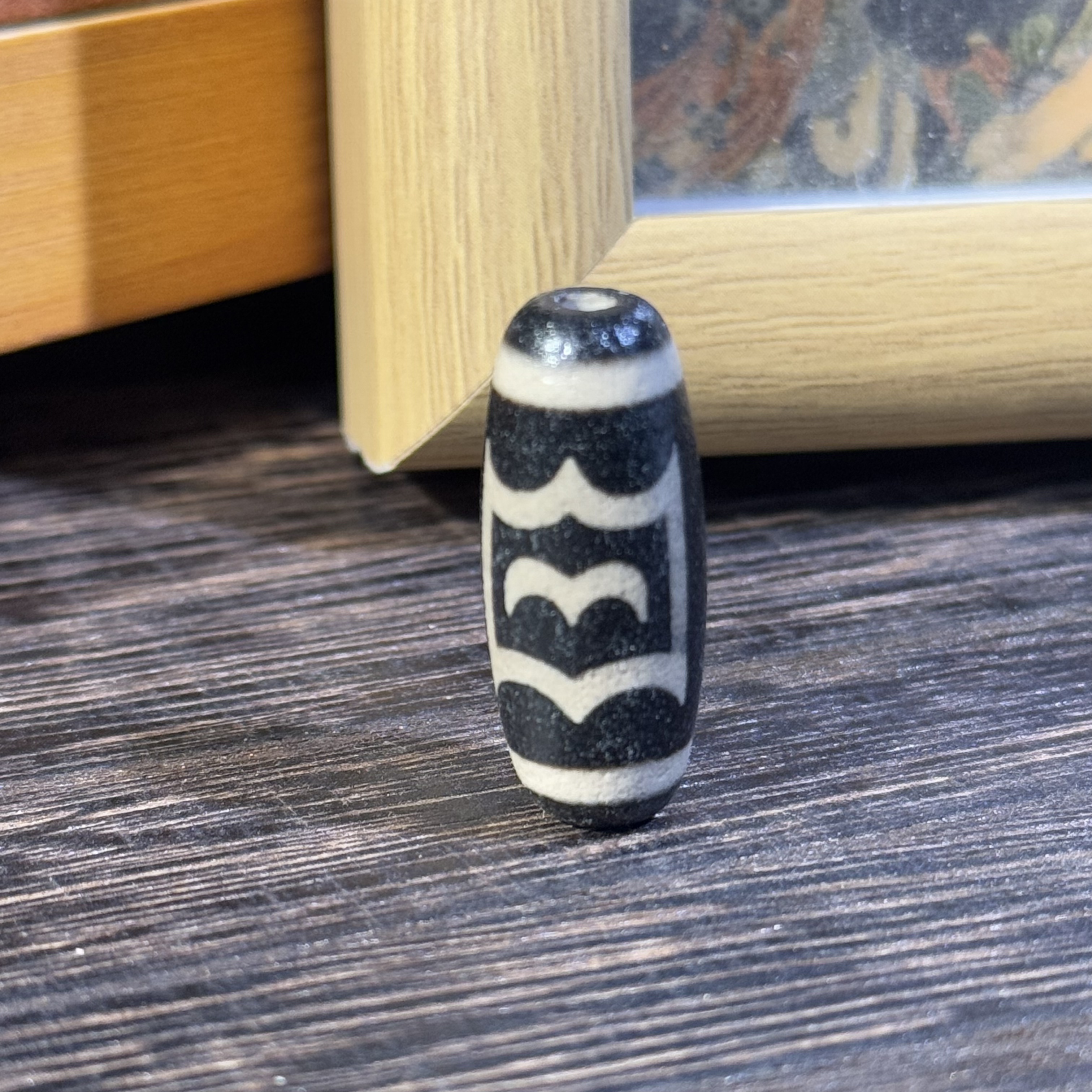 新店大漏！大鹏鸟天吊坠高仿古珠老料台工（无配绳）