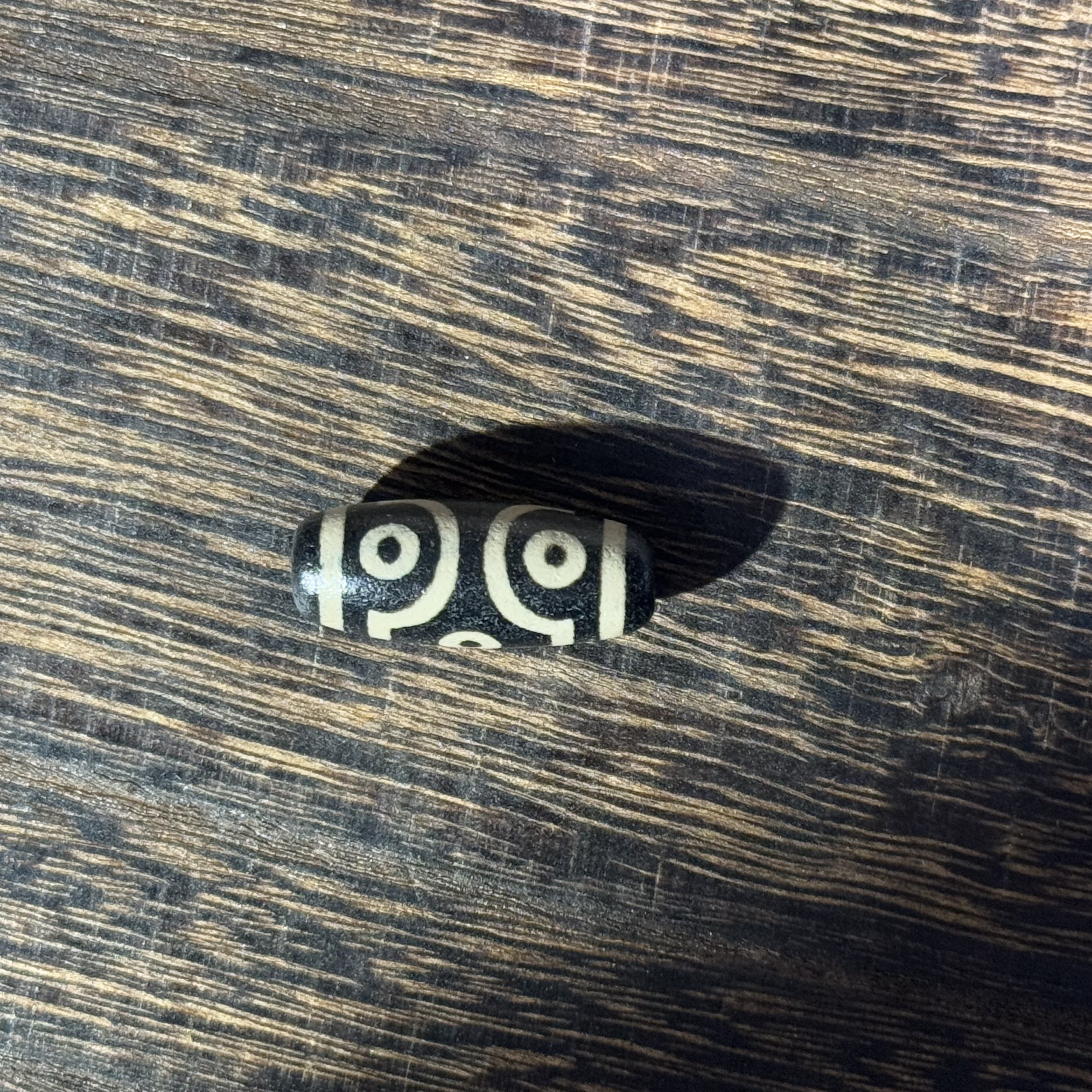 新店大漏！十字六眼天吊坠高仿古珠老料台工（无配绳）