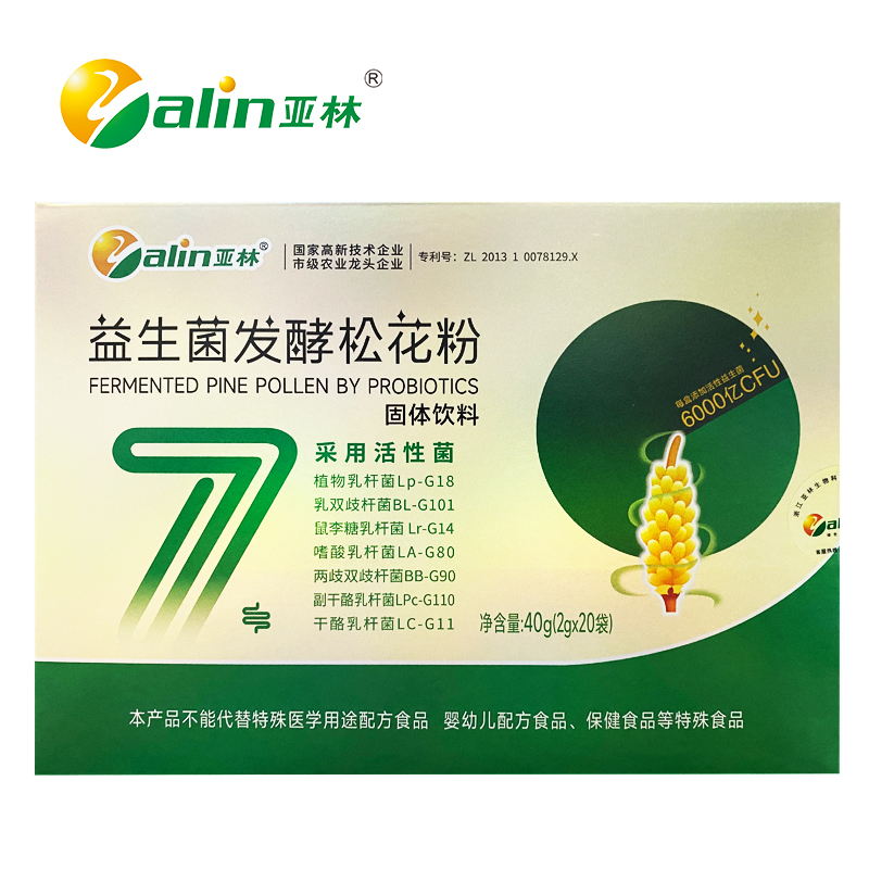 亚林牌益生菌发酵松花粉