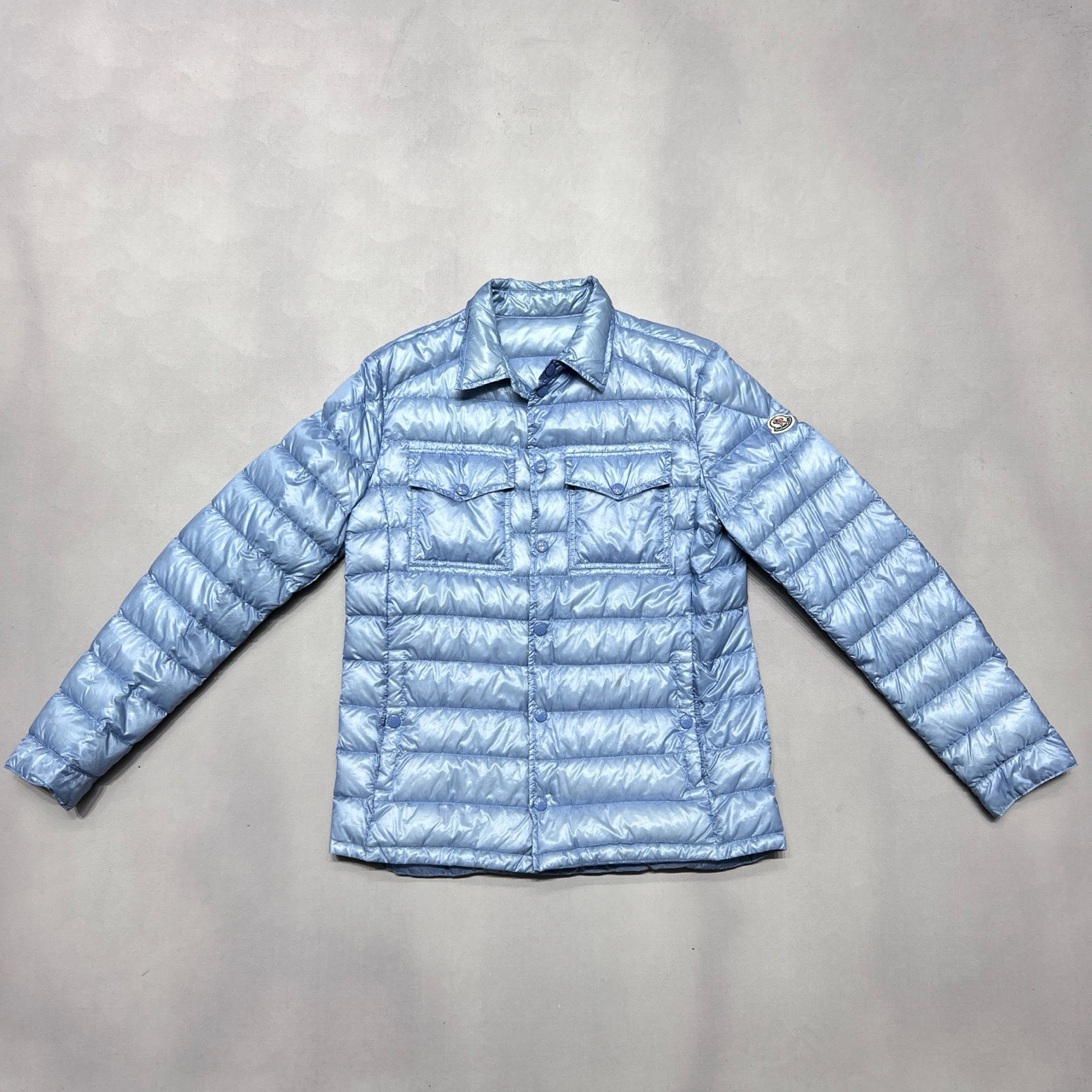 Moncler 蒙口baby蓝羽绒服2码 成色98新3880