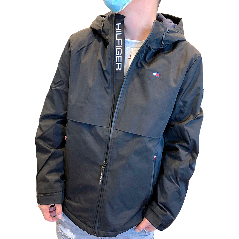 TOMMY HILFIGER进口男士轻奢秋冬保暖棉衣外套1522351 香港直邮
