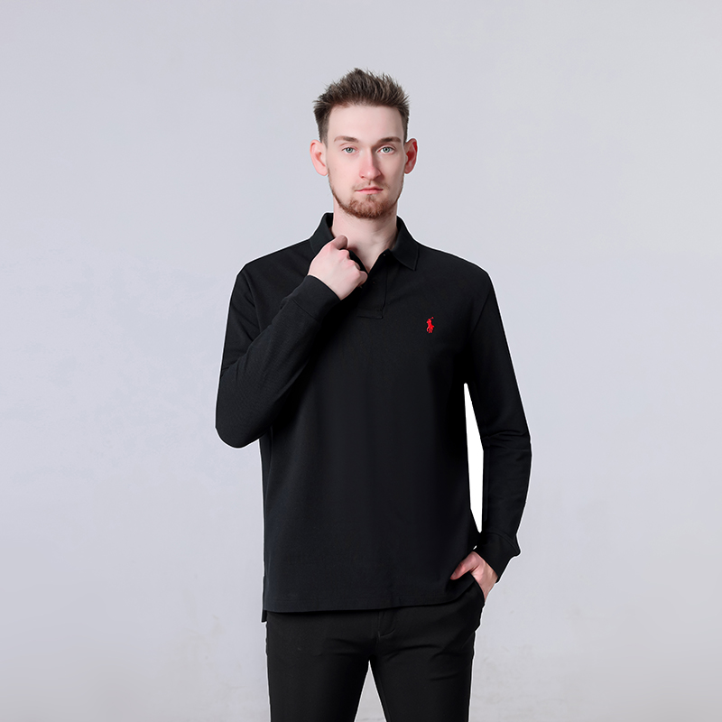 Ralph Lauren春秋长袖Polo衫男上衣翻领长袖T恤710765043香港直邮