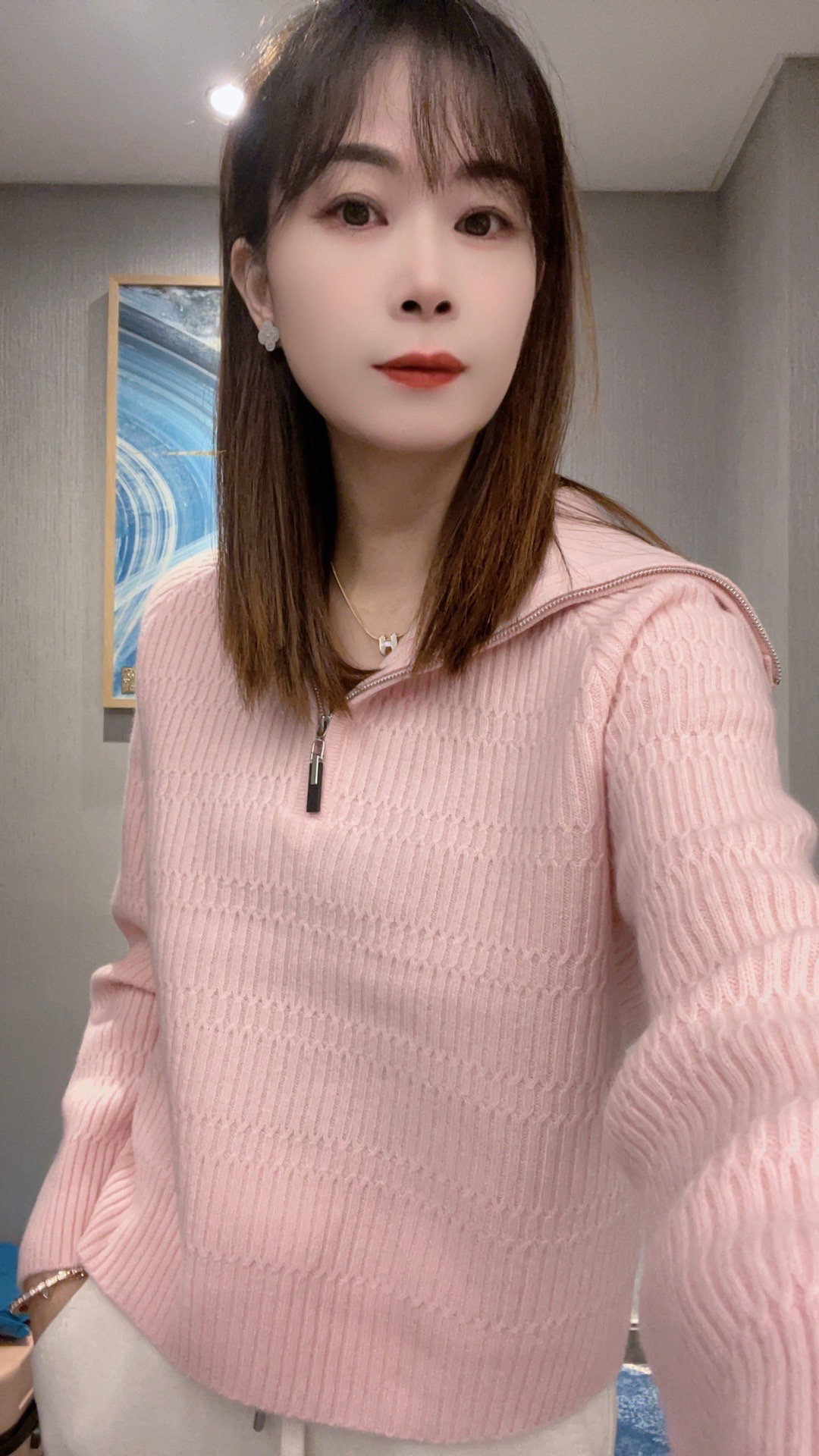 述恩推荐2024冬装洋气减龄长袖上衣