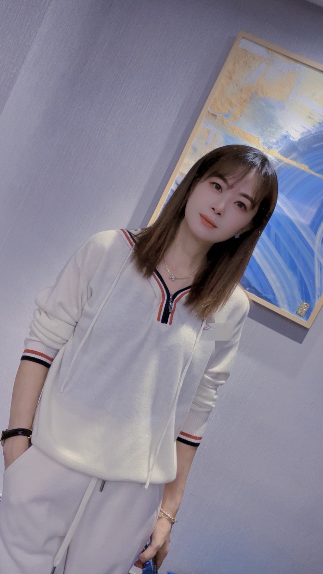 述恩推荐2024冬季连帽休闲洋气长袖上衣