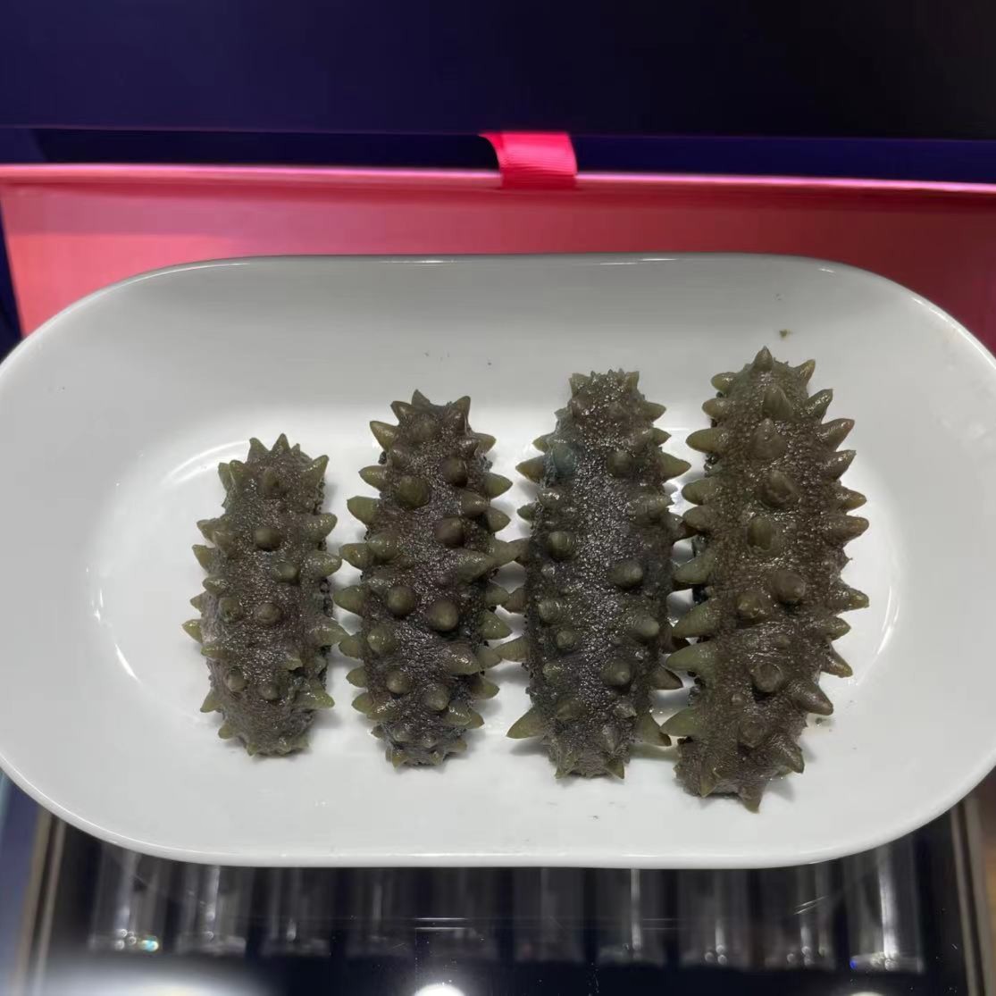 深海底播鲜蒸原味即食海参