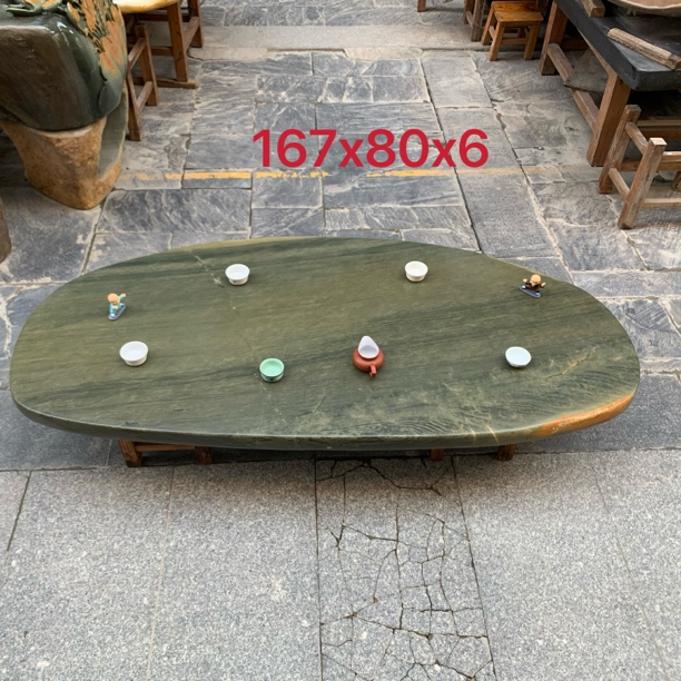 端砚石新款皮色漂亮茶盘天然纯手工雕刻客厅办公室一体刨意新奇