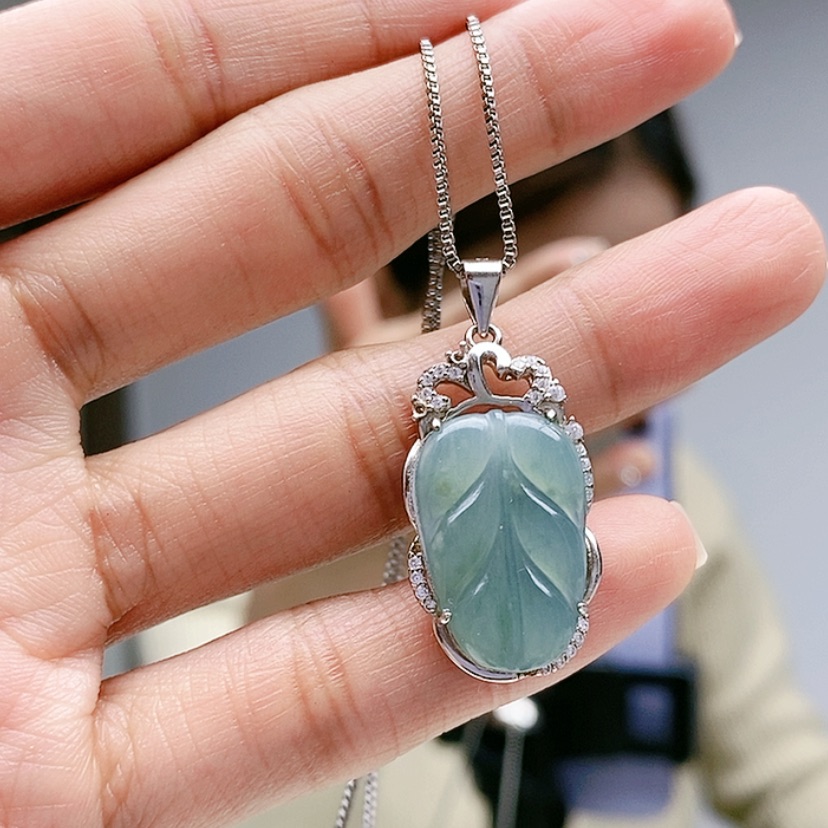 【闪购商品】翡翠颈饰银S925镶嵌