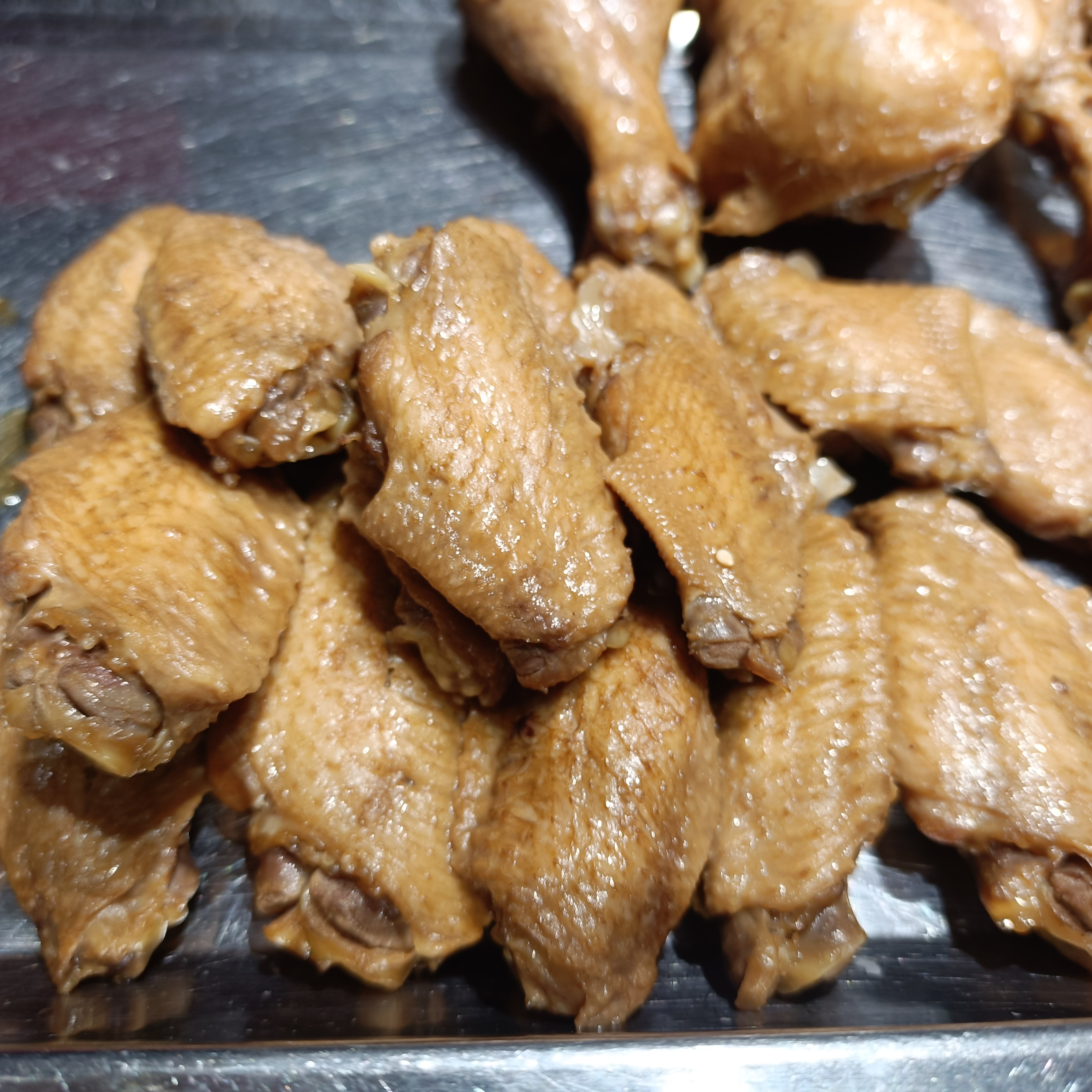 经典五香卤味鸡翅中约20g营养解馋小零食