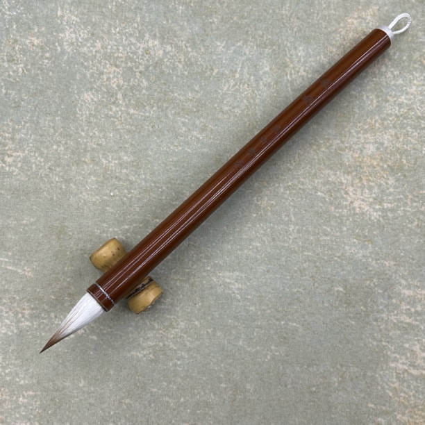 《破晓》出峰3.0cm 口径1.0cm 全纯兼毫蒜头毛笔 小楷 行书 隶书 