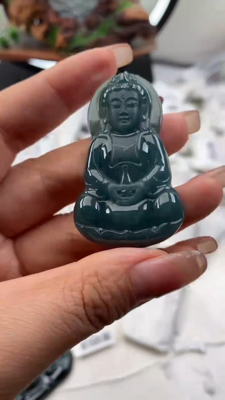 【闪购商品】翡翠颈饰未镶嵌观音
