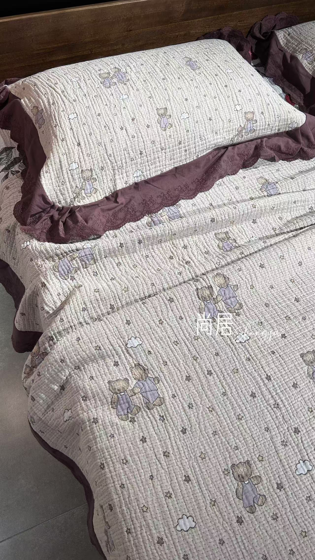 【美学】单独枕巾一对（微瑕福利）