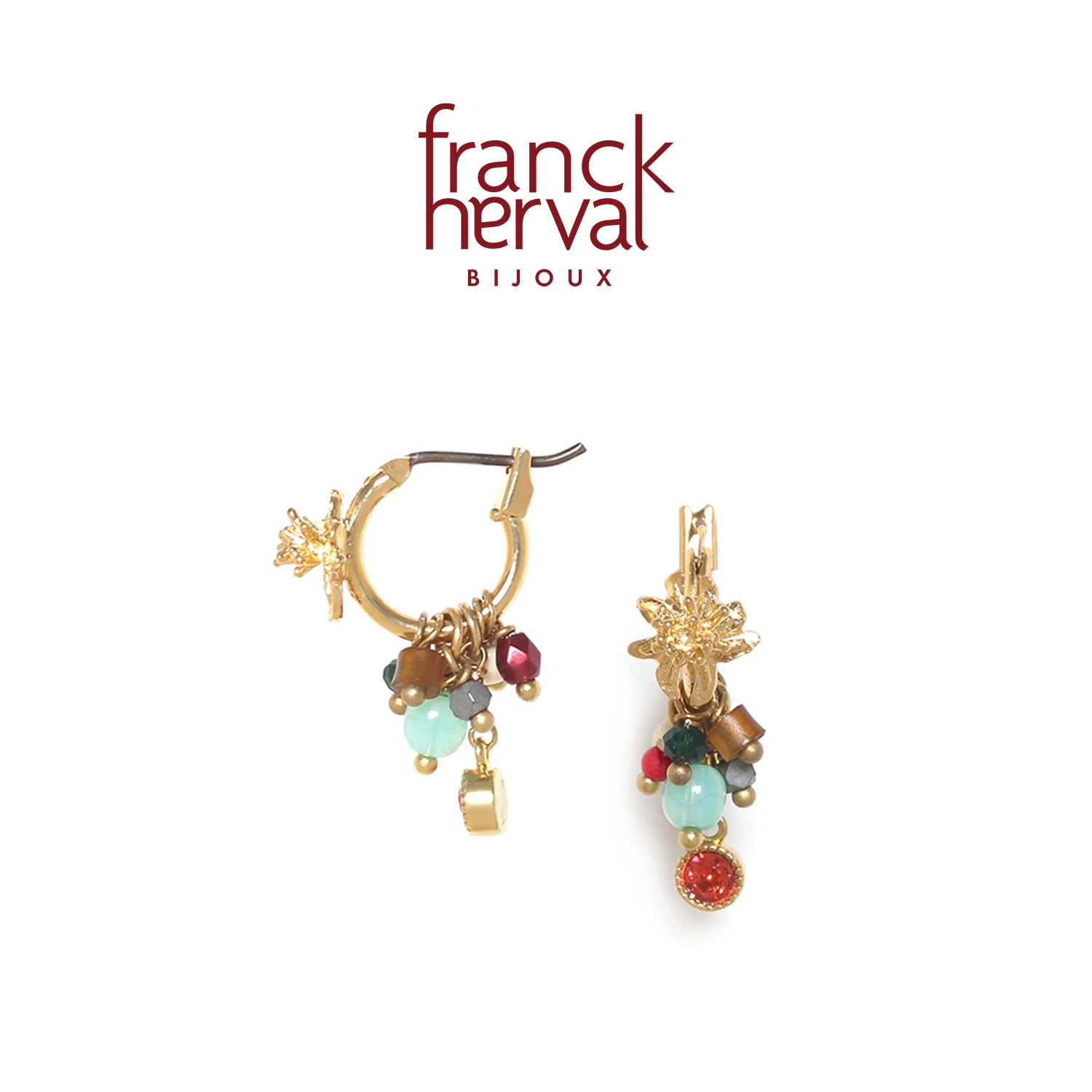 合金耳饰  法国品牌Franck Herval 弗里达系列 精致时尚耳饰