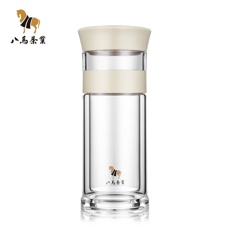 八马茶业茶具茶水分离泡茶杯耐热随身卓逸杯便携男女随手杯260ml