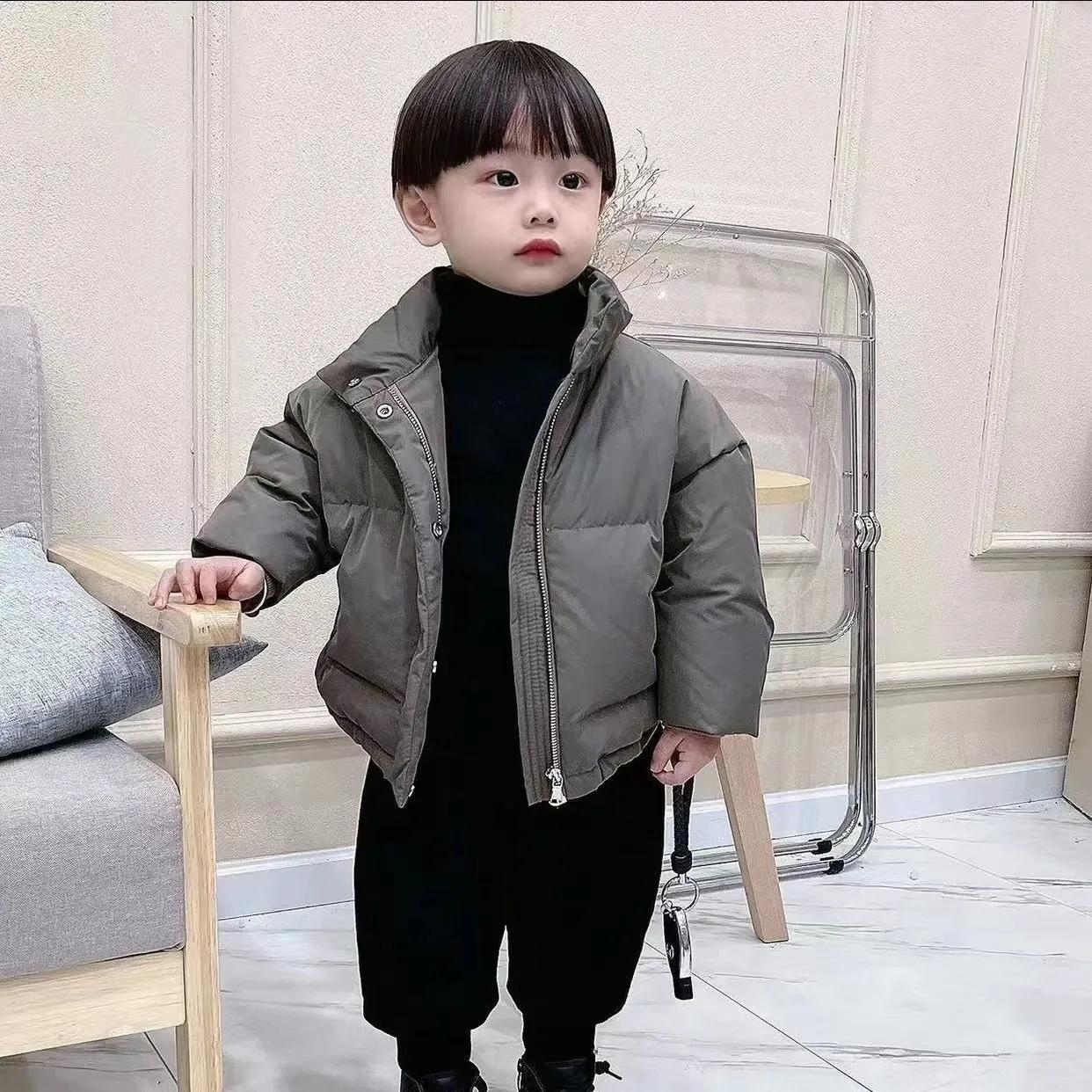 男童棉衣三件套2023新款男孩棉服宝宝棉袄外套帅气儿童冬季套装