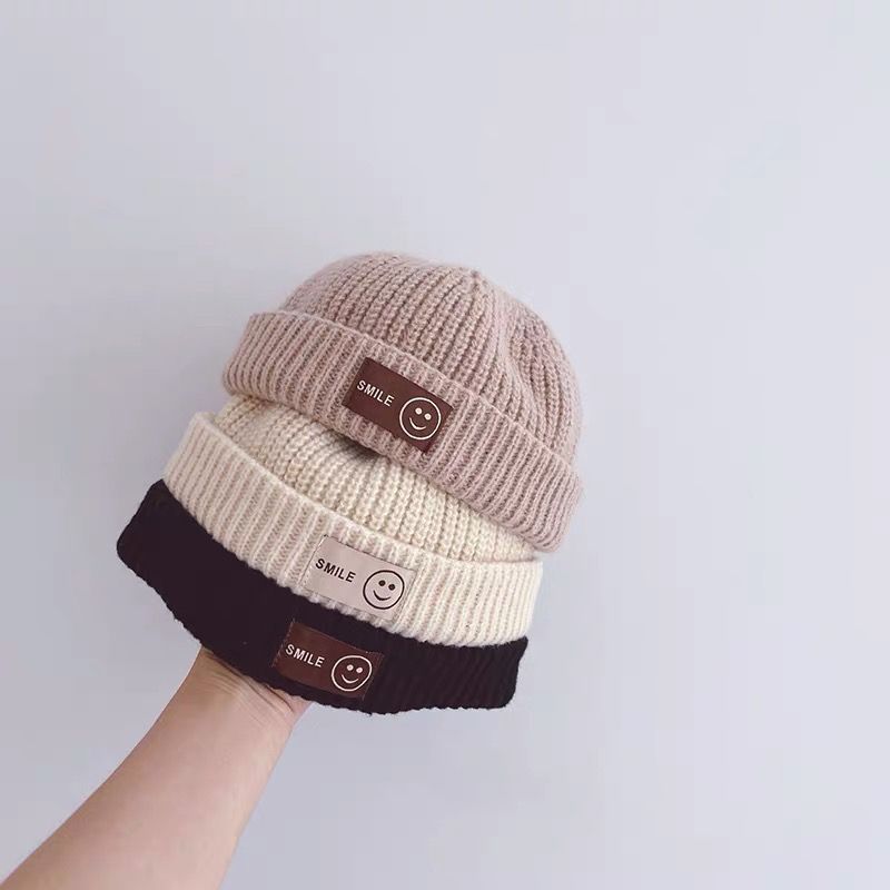 宝宝毛线帽春秋薄款儿童帽子秋冬季男童瓜皮帽女童针织地主帽休闲