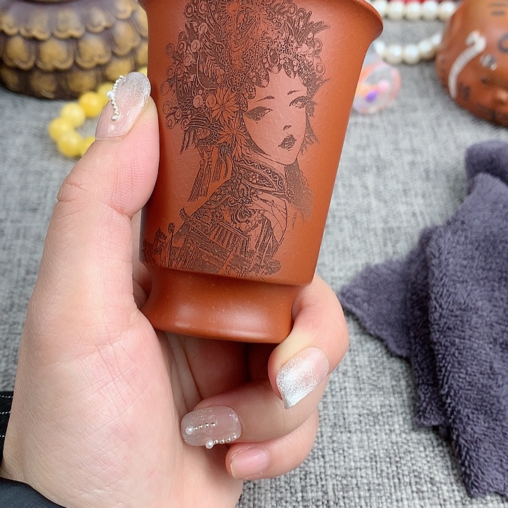 紫砂茶杯高端主人杯