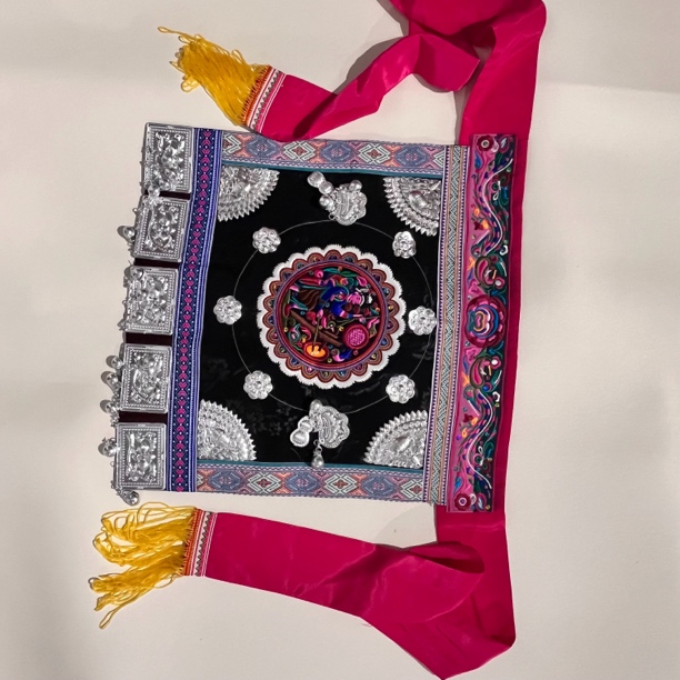 三月三围裙围腰精品刺绣