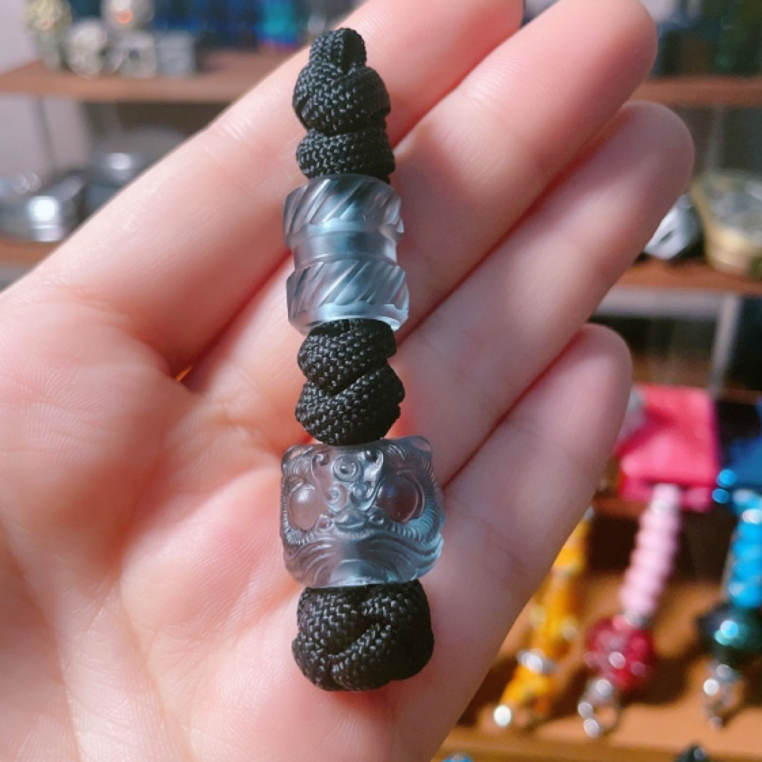 【叮叮EDC】树脂罗马柱醒狮刀坠edc免费编绳下单备注颜色不退 不换