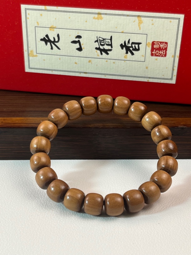 老山檀香手串9✖️10黑肉桶珠