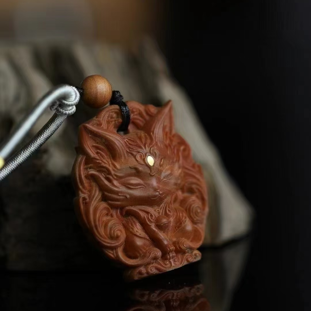 印度迈索尔老山檀香凤九镶嵌金老料黑肉奶香醇香味道顶