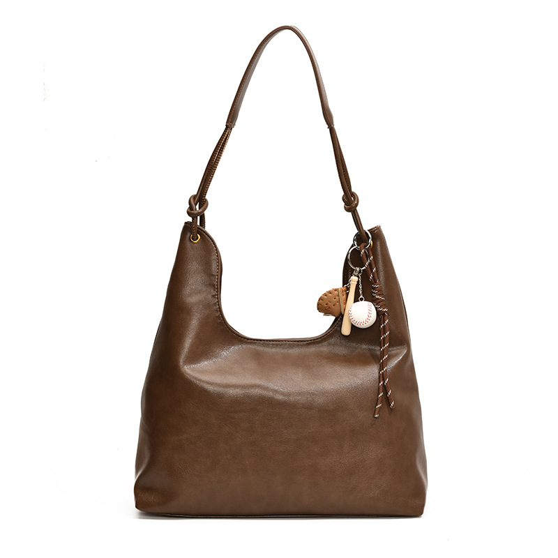 高级感休闲慵懒风腋下纯色百搭单肩包54