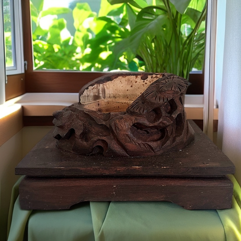 精品平安石东岳石艺术底座摆件