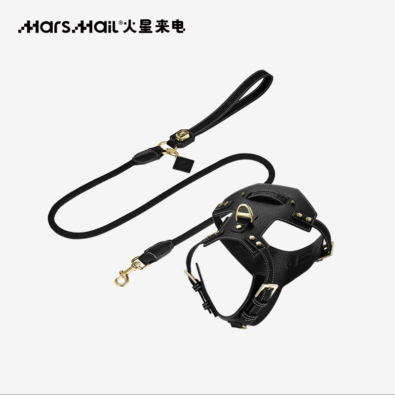 火星来电MarsMail宠物马鞍式胸背牵引绳中大型犬遛狗柯基柴犬边牧
