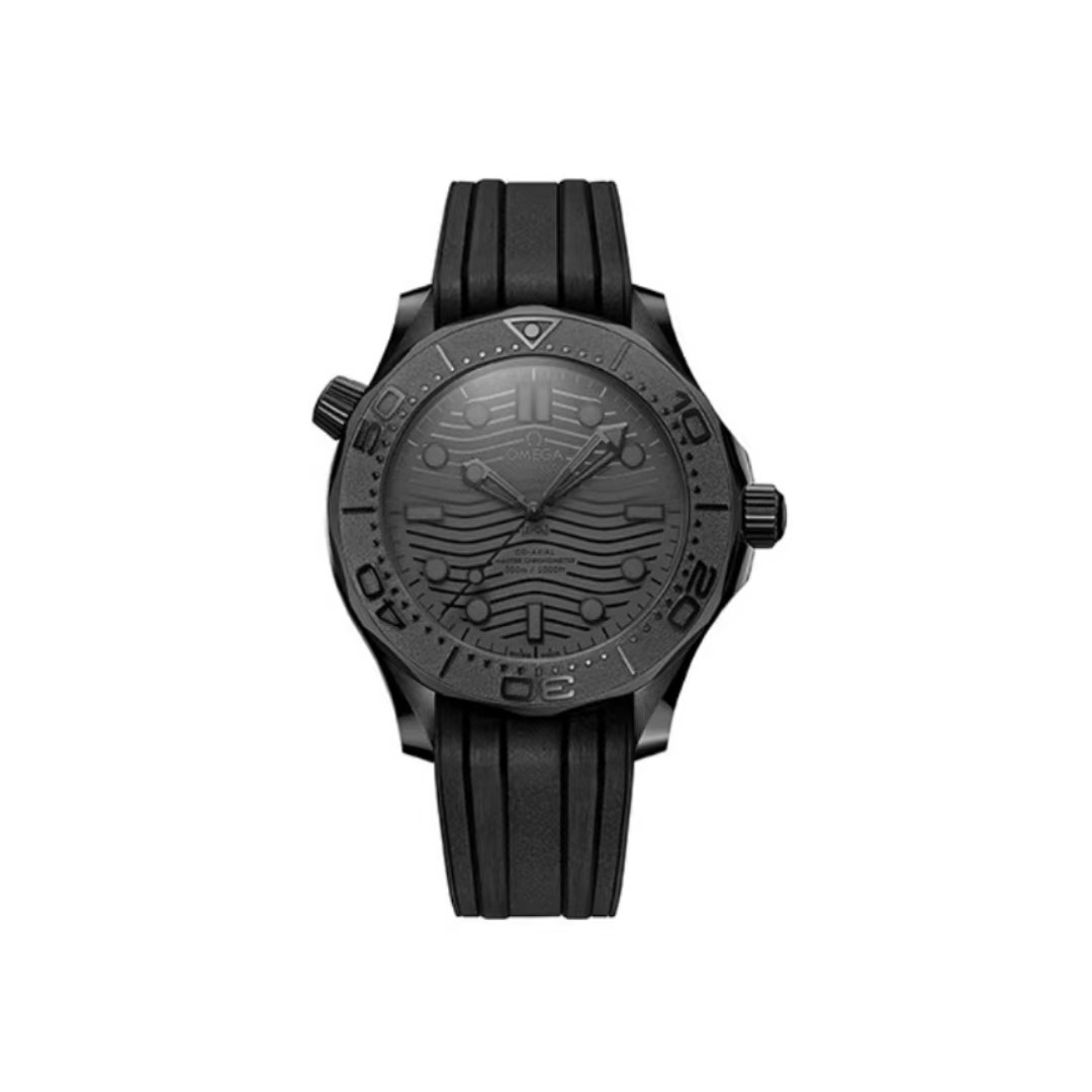 未使用 Omega/欧米茄 海马300系列黑武士44表径公价76700机械