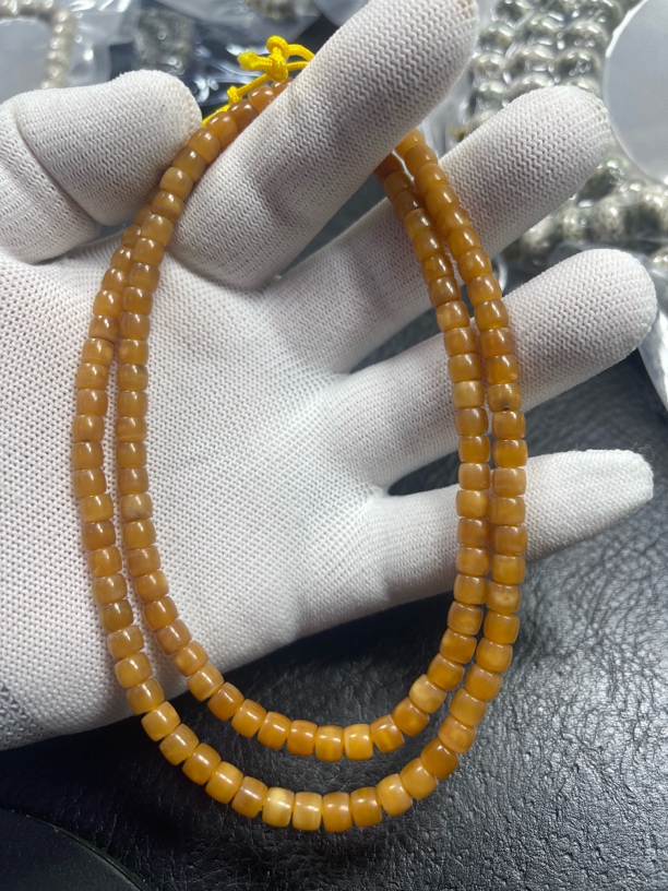 龙脊菩提6mm手串（玉化料）