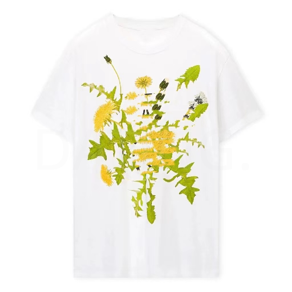 Millonthe【春意盎然】24sL家刺绣印花290g男女同款短袖FANFAN