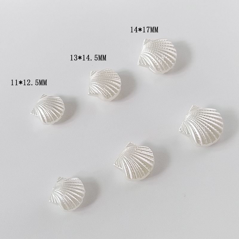 贝壳diy材料巴洛克米白色有孔贝壳散珠贝壳手串饰品手工串珠配件