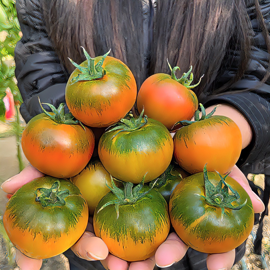 【特等混装盘锦碱地柿子】碱地铁皮草莓西红柿2025年水果番茄顺丰