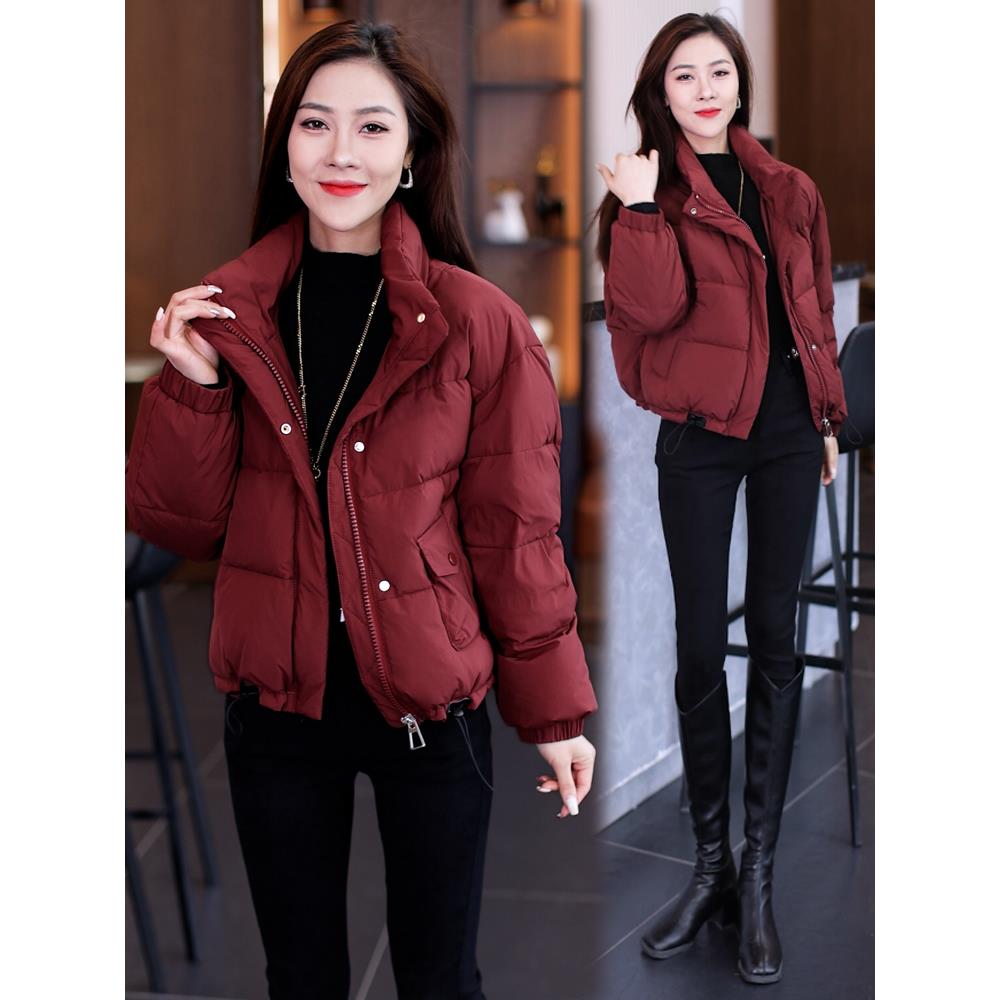 雅鹿短款羽绒服女2023冬季新款时髦洋气显瘦小个子百搭保暖白鸭绒