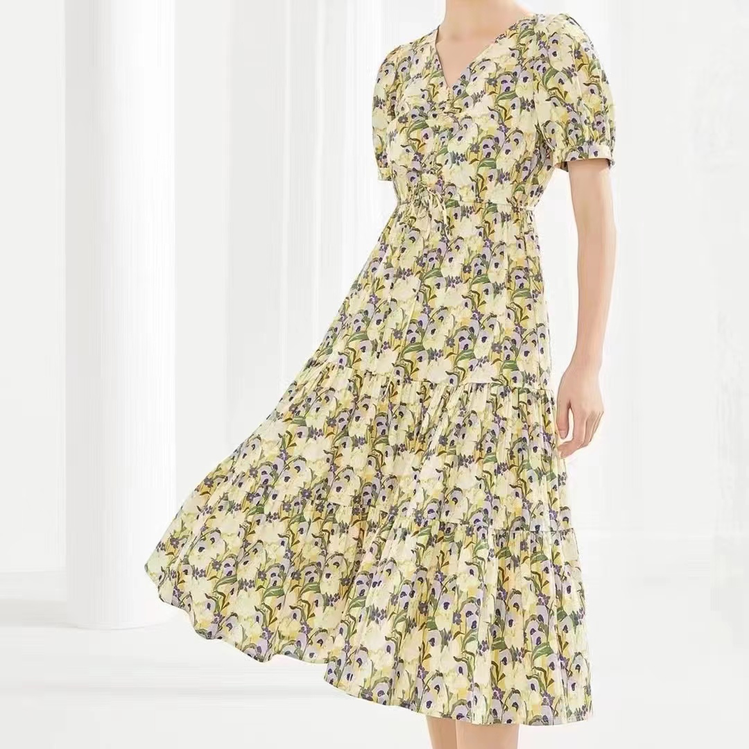 华衣曼 C161-180 上衣小香风休闲显瘦连衣裙春夏