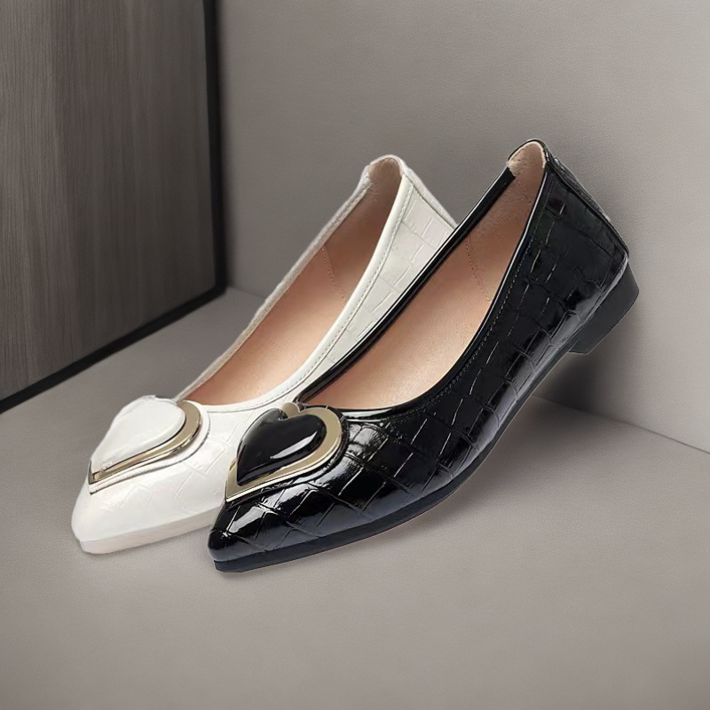 女鞋单鞋时尚尖头休闲平底软底浅口