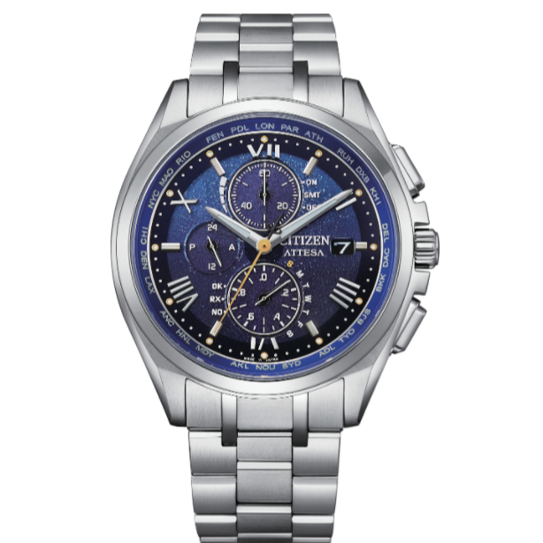 Citizen/西铁城空中之鹰系列光动能多局电波腕表AT8240-74L