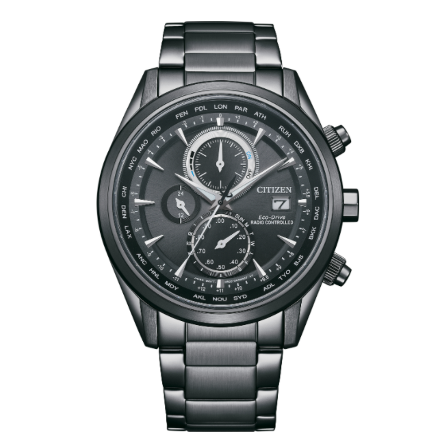 Citizen/西铁城光动能电波手表 商务休闲腕表AT8265-81E