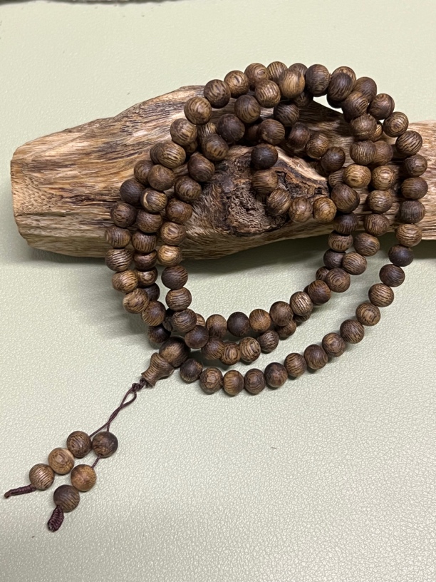 【中瑞沉香】  绿棋精品卡6x118颗/12g+陆河虫漏圆珠 高结油