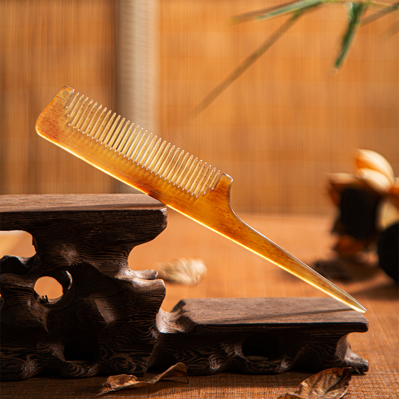 惊鸿 精品加厚羊角儿童挑发梳